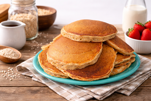 The Fluffiest Pancakes Made From Fresh Milled Flour